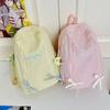 Schoolbag Korean Version of the New Literary and Simple Lightweight Waterproof Backpack Female College Student Versatile Schoolbag Leisure Travel 