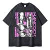 2026 Roronoa Zoro T-shirt Vintage Lavata Anime One Piece T-shirt Streetwear Oversize L-Luffy Manga Top Magliette Cotone