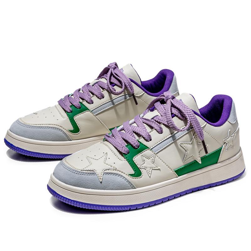 

Мужская обувь Классический хип-хоп Минималистичные кеды для скейтборда Пара Студенты Обувь для активного отдыха Модные ретро Звезды Повседневные кроссовки 44