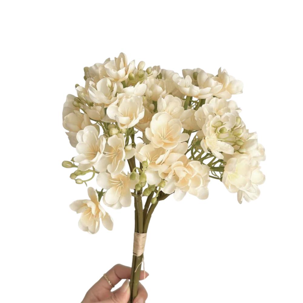 

4Pcs Korean Style Artificial Jasmine Flowers Fake Flowers Simulated Flower Bouquet Home Decor шампанского