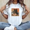 Ramen Cat T-Shirt: Vintage Distressed Noodle Cat - Bella Canvas Cotton