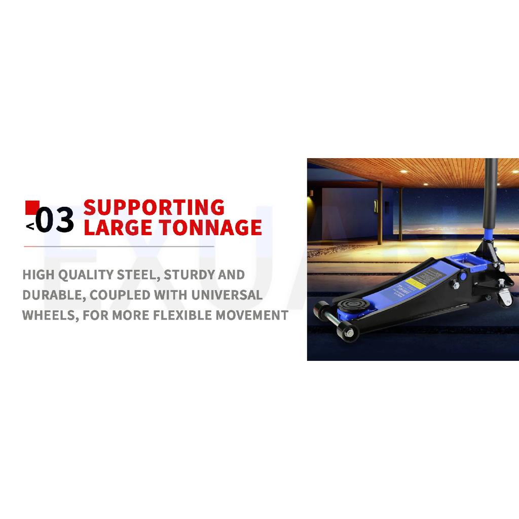 2.5T/3T Horizontal Hydraulic Hydraulic Jack Hydraulic Lifting Jack Car Jack 4S Shop Hydraulic Jack Repair And Tire Replacement