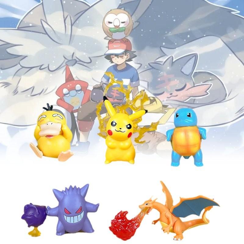 Character 5pcs Pvc Toy Doll Model Decoration Ornaments Gift Christmas