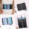 Ladies Wide Elastic Waist Belt With Zipper Ring Design Stylish Accessory For Casual Wear