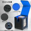 Deck Trading Card Card Game Deck Magnetic Holds 100 Waterproof PU Sleeve Top Loader Vertical Includes 2 Dividers 1 for Duel Masters Case, Case, Box,
