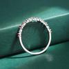 Colorful Zircon Sterling Silver Women's Ring - 925 Silver Graduation Birthday Gift