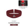 BAGE7 2026 Car Sticker Suede Car Seat Belt Buckle Protector Clip Anti-collision Cover For BMW G30 G20 M3 M5 E91 E92 E93 E36 E70 X3 X4