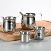 2/3/5/8oz Cappuccino Kitchen Latte Art Stainless Steel Steaming Pitcher Milk Frothing Pitcher Coffee Cup Mugs