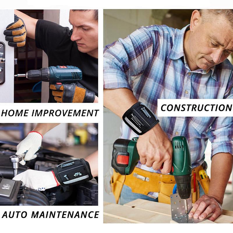 Magnetic Wristband, Used To Secure Screw Tools Made of High-quality Nylon with Lightweight and Strong Magnets Christmas Gift