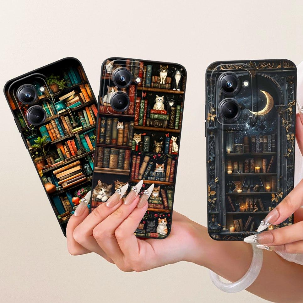 Cat Chinese Loong Dragon Painting Casing For Realme 10 10Pro 10 Pro Plus Phone Case Matte Liquid Silicone Soft Bumper Cover
