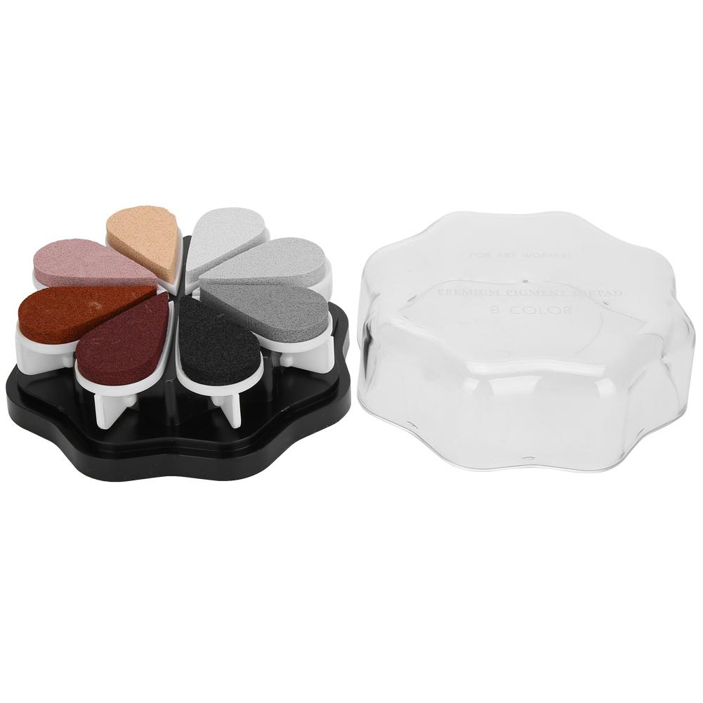 

Petal Inkpad 8 Colors Water Based DIY Hand Stamp Printing Pad for Ordinary Paper(1018 Hometown )