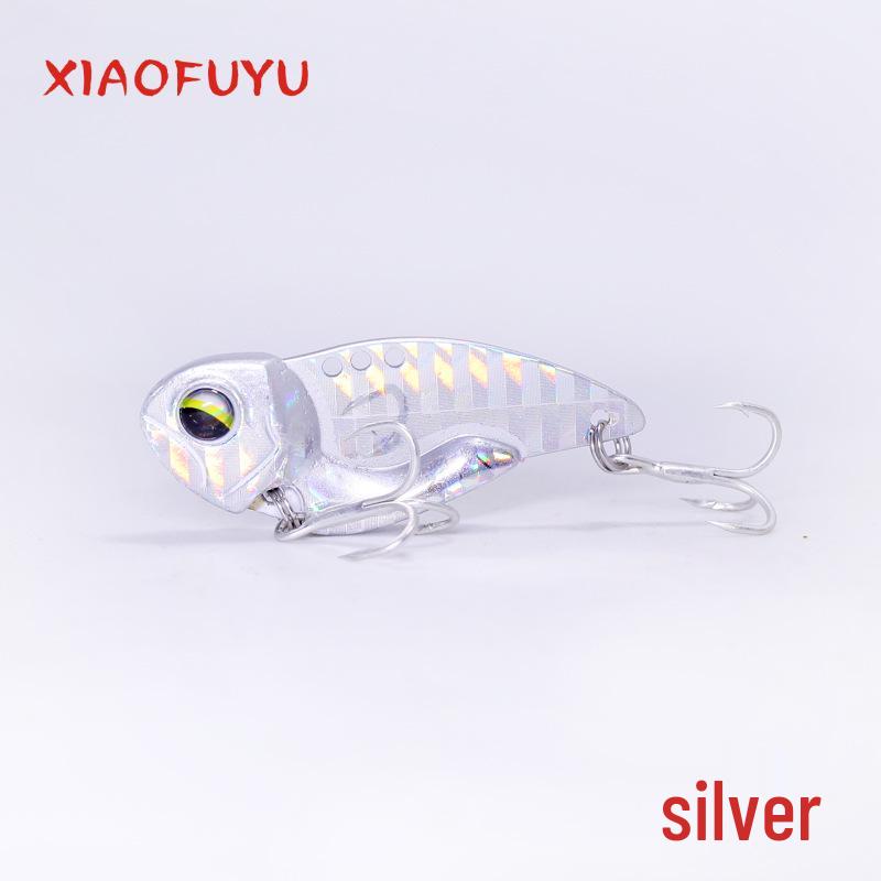 Teasing Metal VIB Minnow Jig with Blood Groove Hook for Bass, Culter, Mackerel Fishing