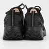 Baskets de sport noire en toile à lacets Homme SKECHERS