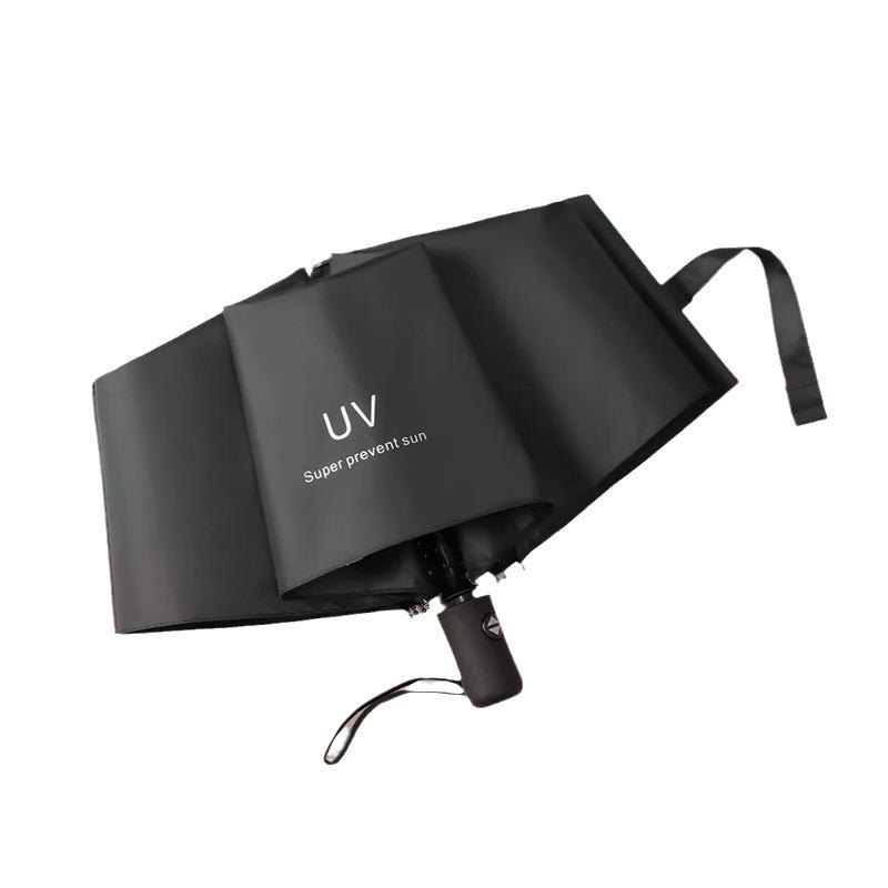 Portable Fully Automatic Double Folding Umbrella for Men & Women - Sun and Rain Protection, Reinforced Design