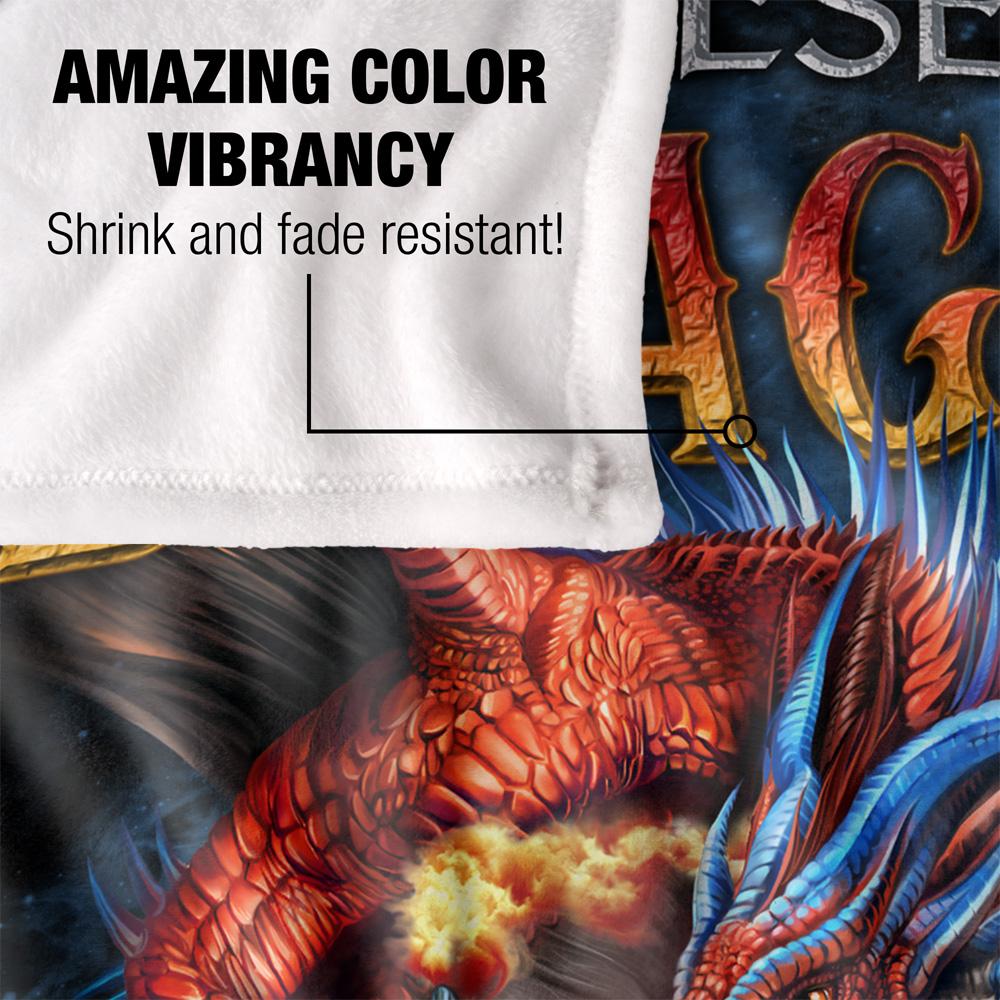JQ Licensing Silky Dragon Supersoft Blanket