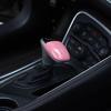 1pcs Gear Shift Knob Cover Trim Bezels for Dodge Challenger/Charger 2015+ Pink