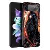 Death Grim Reaper Skull Scythe Black Phone Case For Samsung ZFlip7 ZFlip6 ZFlip5 ZFlip4 ZFlip3 5G Hard Protective Galaxy Z Flip