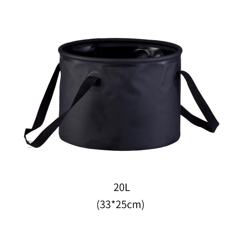 Portable Multifunctional Folding Bucket for Camping, Fishing, Picnics, and More