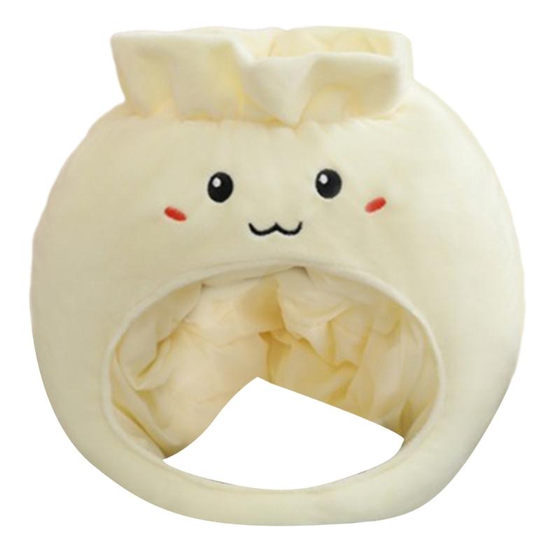 

Новинка Мультяшная Форма Дизайн Шляпа Фото Реквизит Головной Убор Плюшевая Шляпа Для Взрослого Ребенка День Рождения И Тематические Мероприятия бежевый