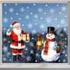 Christmas Snowman Elderly Window Stickers Home Wall Stickers
