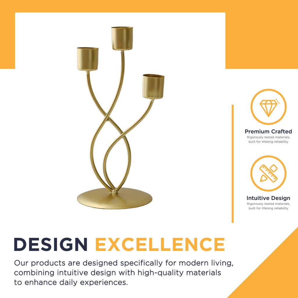 Modern Minimalist Candle Holders Elegant Romantic Dinner Setting for Wedding & Party Decor