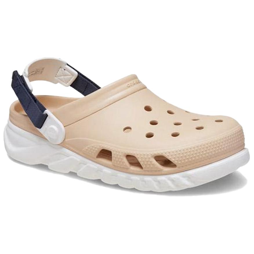 Crocs Duet Max Eva Comfortable Hollowed-Out Clogs Unisex Footwear Beige 208776-2DS