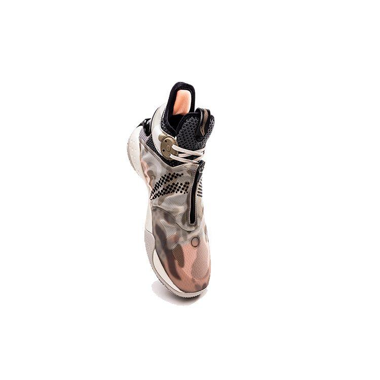 Li Ning SONIC 9 Boom Textile, Synthetic Leather, TPU Cushioning Slip Resistant Abrasion Resistant Coverage Support ABAR045-3