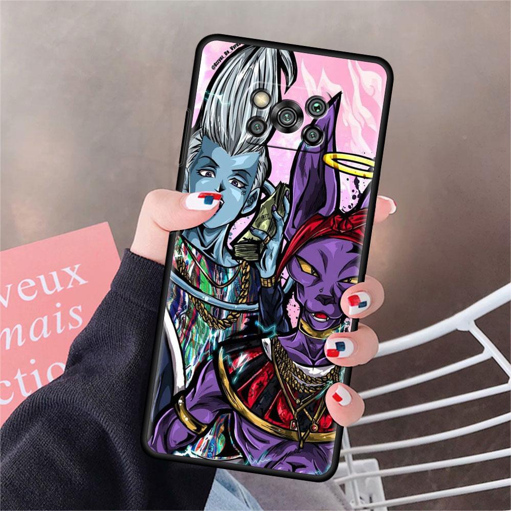 Capa de anime japonesa para Xiaomi Mi Poco X3 NFC M4 F3 C40 11 11T 10T Pro 12 9T 9 10Lite Capa traseira de silicone para telefone