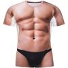 3D-Druck Lustiges Muskel-Grafik-T-Shirt für Männer Frauen Kurzarm Hässliche T-Shirts Kleidung Herren Neuheit Party Cosplay T-Shirts