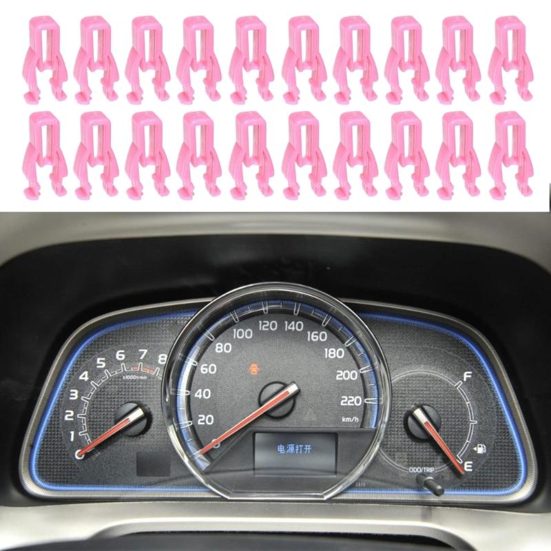 Dashboard Retainer Clips Heat Resistant ABS Fixing Clips 90467-10203 Car Control Panel Dashboard Clips