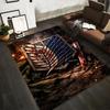 "Attack On Titan Style Carpet with Wings of Freedom Design Print" Suitable for Use As an Anti-slip for Living Room Bedroom Sofas