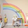 Glue-free Wall Sticker Rainbow Nordic Style Wall Sticker Living Room Girl Bedroom Background Decoration Self-adhesive Does Not Contain Pvc
