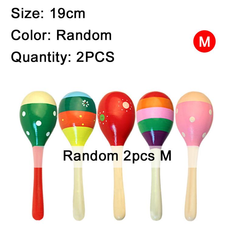 Sand Hammer Wooden Children Orff Instruments Entertainment Style Random Unisex Hand Held Percussion Musical Instrument TMZ