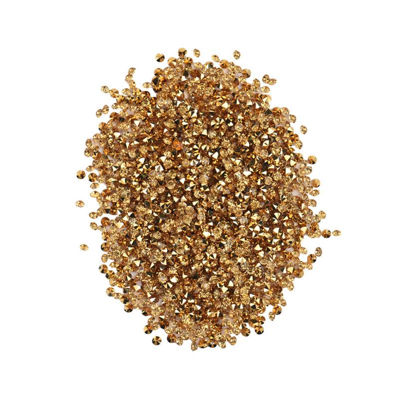 1000pcs Diamond Nail Phone Case Table Confetti Gold Crystal Events Party Accessories Holiday Decorations