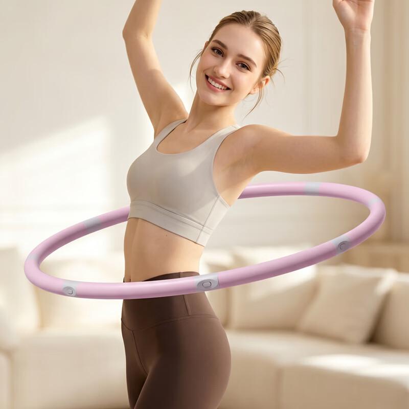 Yottoy Detachable Fitness Hula Hoop розовый