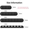 1/2PC Self-Adhesive Cord Management Holder Wire Organizer Desktop USB Charging Cable Cellphone Data Cable Power Cord Mouse Cable