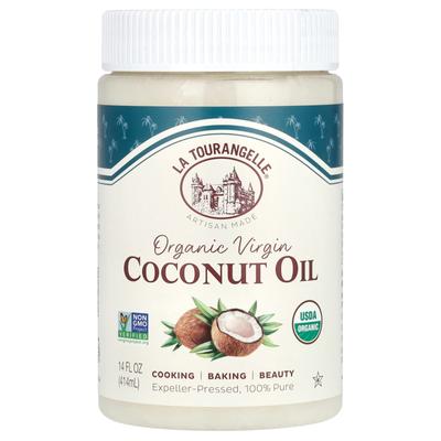 Organic Virgin Coconut Oil, 14 Fl Oz (414 Ml)