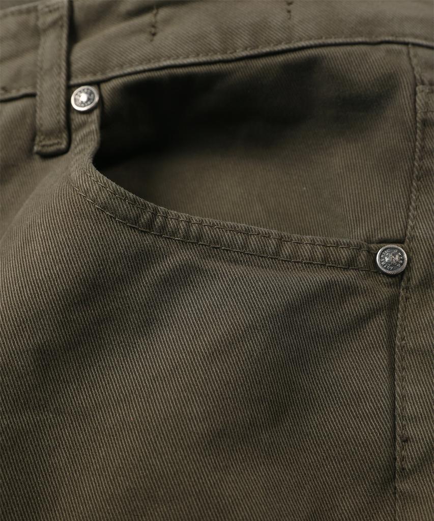 PANICALE Slim Fit Twill Chino Pants [Khaki]