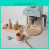 Bread Maker Wooden Ice Cream Shelf Dressing Table Toy Children