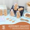 120 Pcs Bear Baby Shower Favor Bear Party Favor Cute Keychain with Organza Bag, Thank You Paper Tag and Rope for Guest Girl Boy Birthday Party Supply
