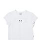 CRITIC Og Wormhole Logo Crop T-Shirts White