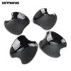 For Toyota Raize -2024 2025 Carbon Fiber Side Door Handle Bowl Cover Trim Protection Cap Exterior Accessories Car Styling