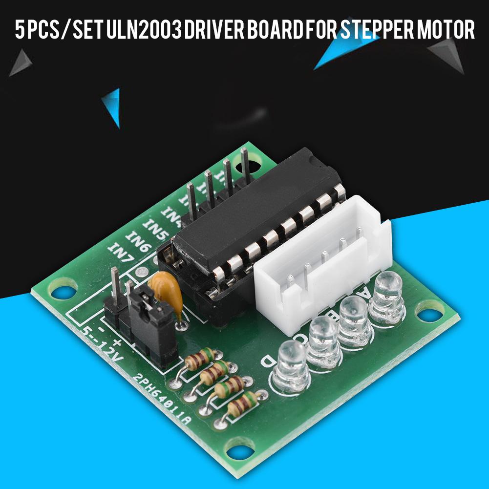 5 pcs set ULN2003 Driver Board Stepping Module for 4 Phrase Stepper Motor