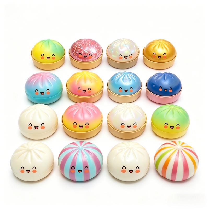 Activating Toys Dumpling Squishy Toys Stress Relief Decompression Toys Squeeze Mystery Dumplings Sensory Ball Party Gifts Anti Stress Props