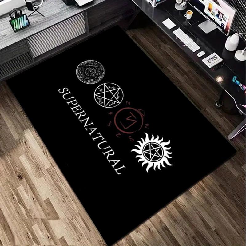 Supernatural Rug - Home carpet Office Decorative Carpet For Living Room Bedroom Door Mat Floor Rug Computer Chair Area Rug