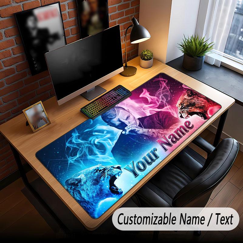 Custom Name Extended Mouse Pad,Kontra K Gaming Desk Mat For Home Office Desktop Decor