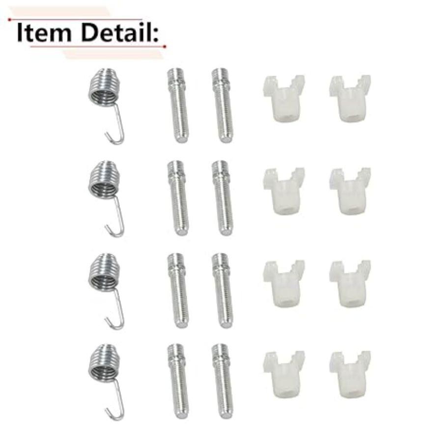 Headlight Adjuster Kit Screws Nuts Springs Compatible with 1964 1965 1966 19