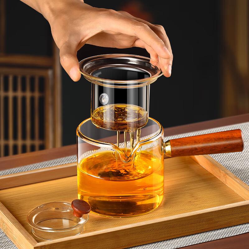Heat-Resistant Glass Teapot with Infuser