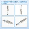 Double Iridium Premium RX Spark Plugs, Set of 3, for N-BOX JF1, JF2, and N-ONE JG1 and JG2. Reference Part Number: LKR7ARX-PS (12290-R9G-003).