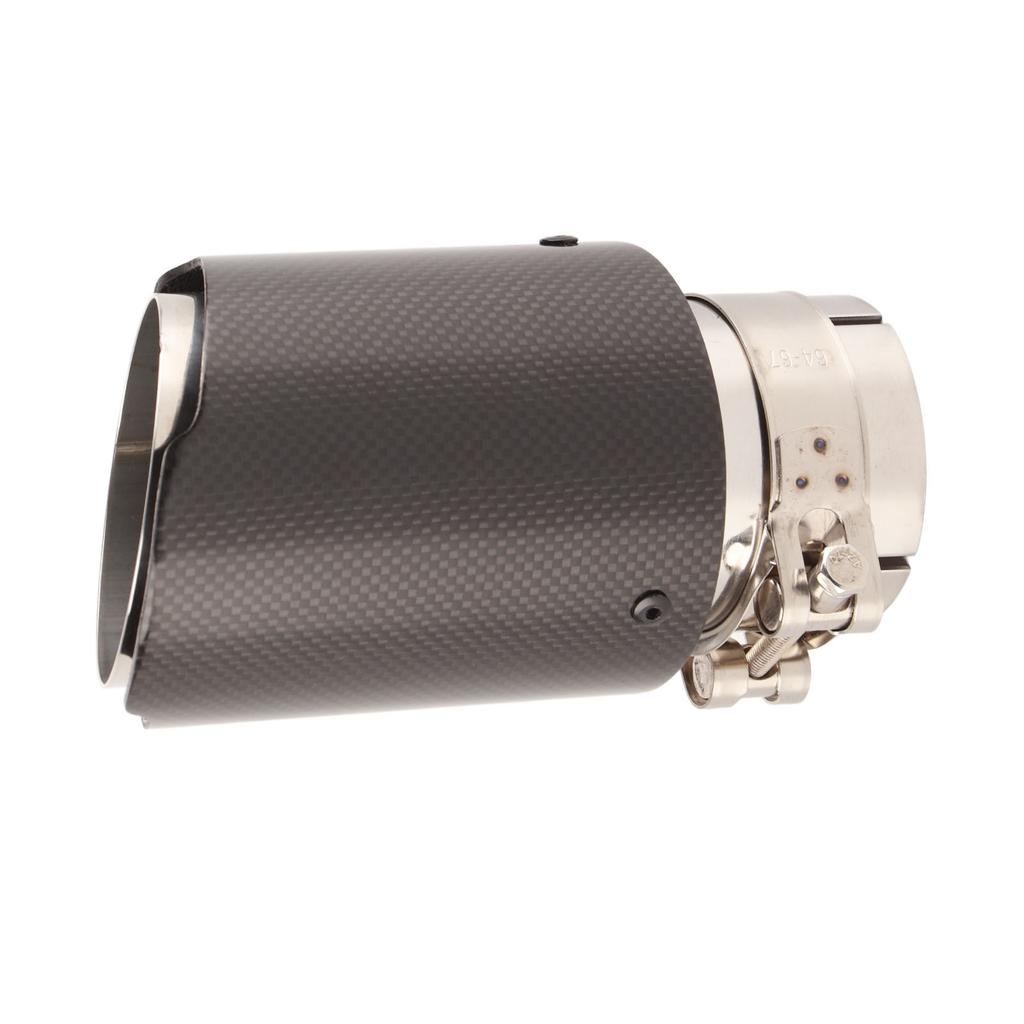 Stainless Steel Carbon   Car Pipe Tip Tip 63mm Output 89mm Polished Finish Enhanced Performance for Auto SUV
